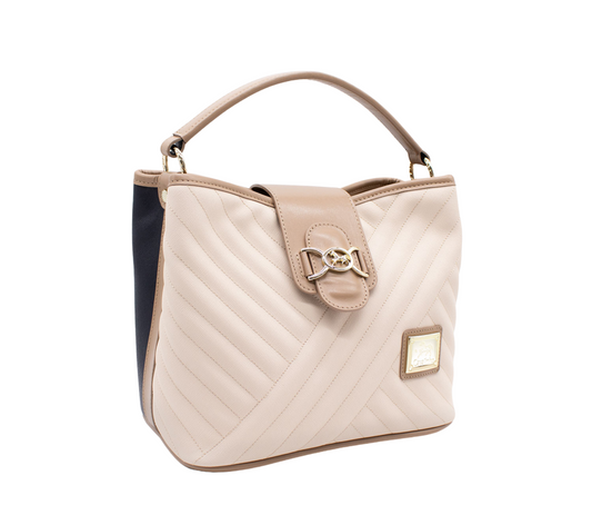 Cavalinho Charming Handbag - Navy / Tan / Beige - 18470429.22_P02