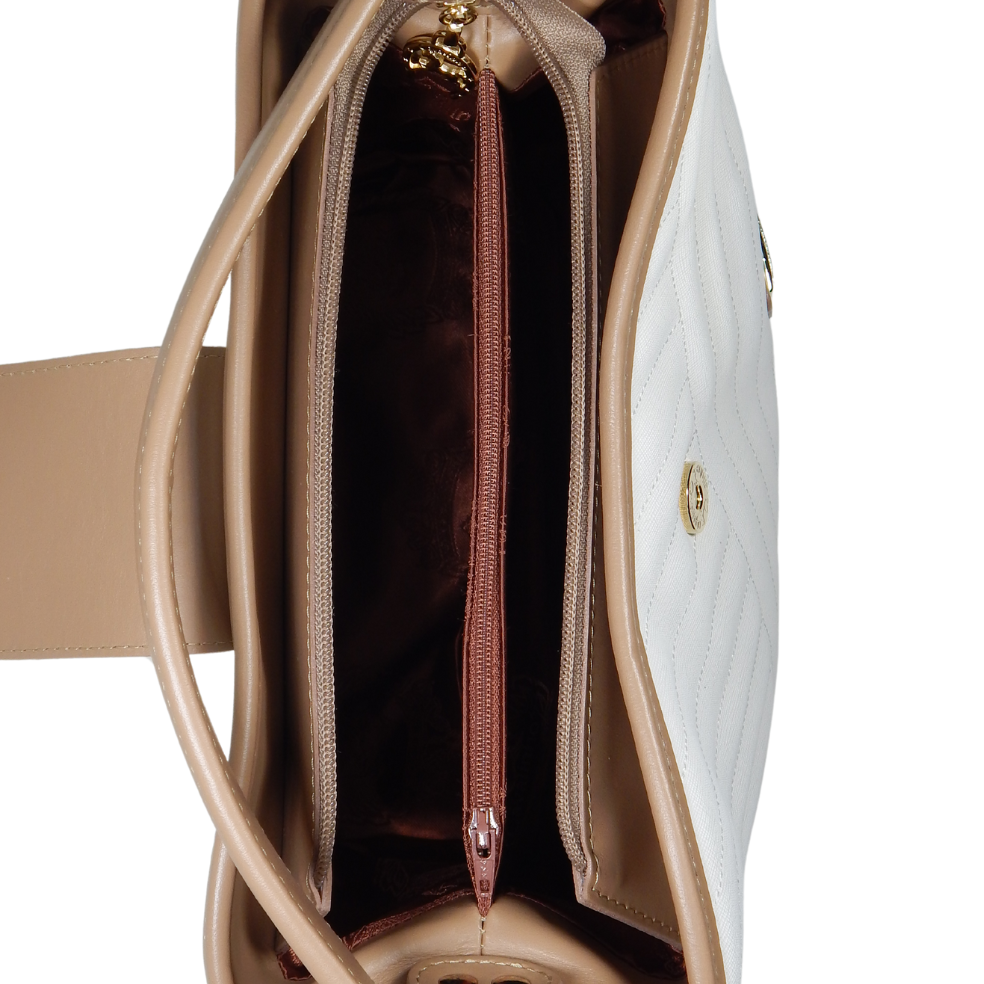 Cavalinho Charming Handbag SKU 18470429.38 #color_Navy / Tan / Beige, white / sand, black, navy