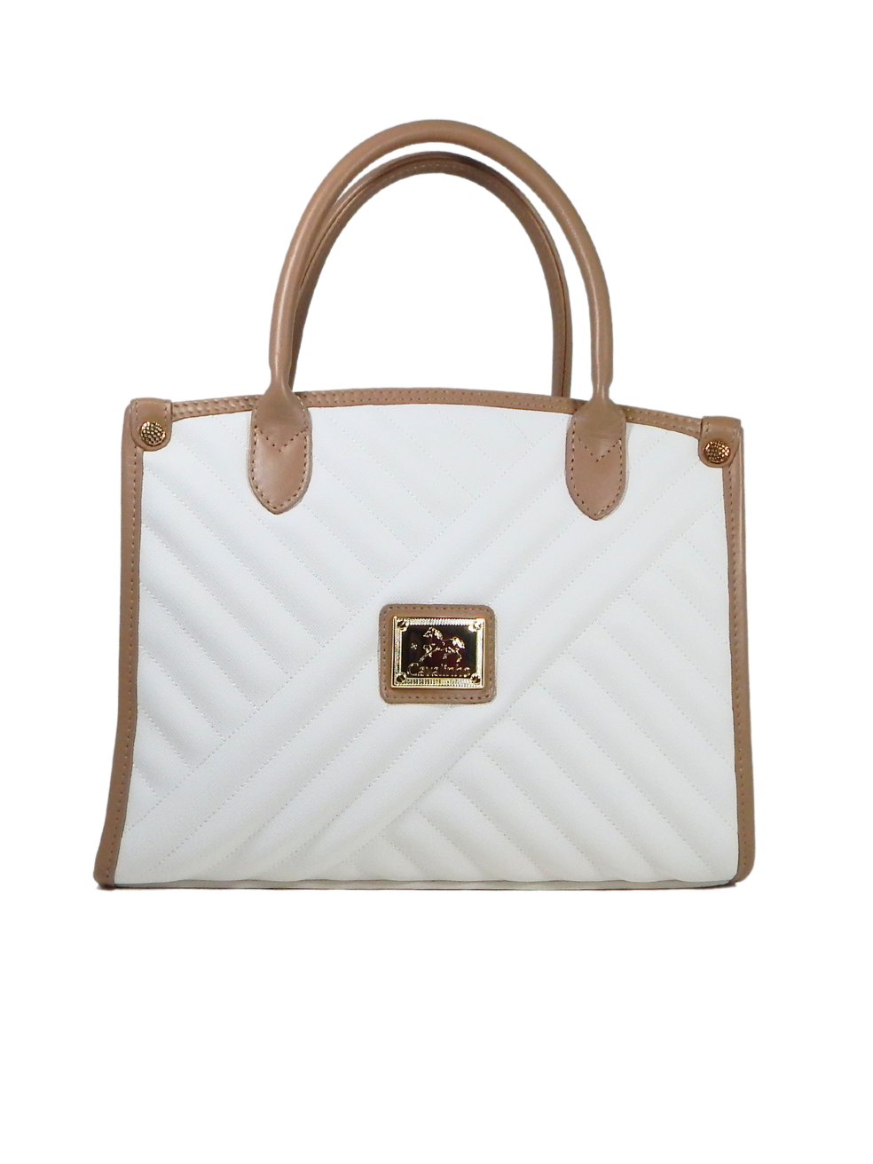 Cavalinho Charming Handbag SKU 18470480.38 #color_White / Sand