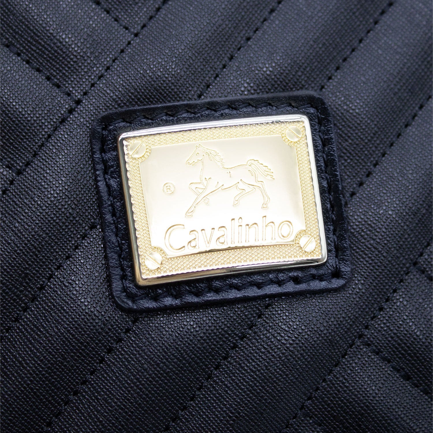Cavalinho Charming Quilted Canvas Handbag SKU 18470507.03 #color_Navy