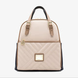 Cavalinho Charming Designer Backpack for Women SKU 18470519.22 #color_Navy / Tan / Beige