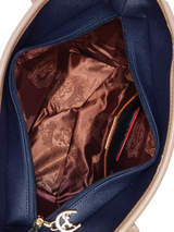 Cavalinho Charming Handbag SKU 18470522 #color_Navy / Tan / Beige, Black, white / sand