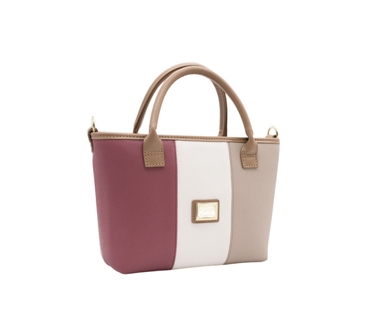 Cavalinho Allegro Mini Handbag - Beige / White / Pink - 18480243.07_P02