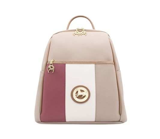 Cavalinho Allegro Backpack - Beige / White / Pink - 18480249.07_P01