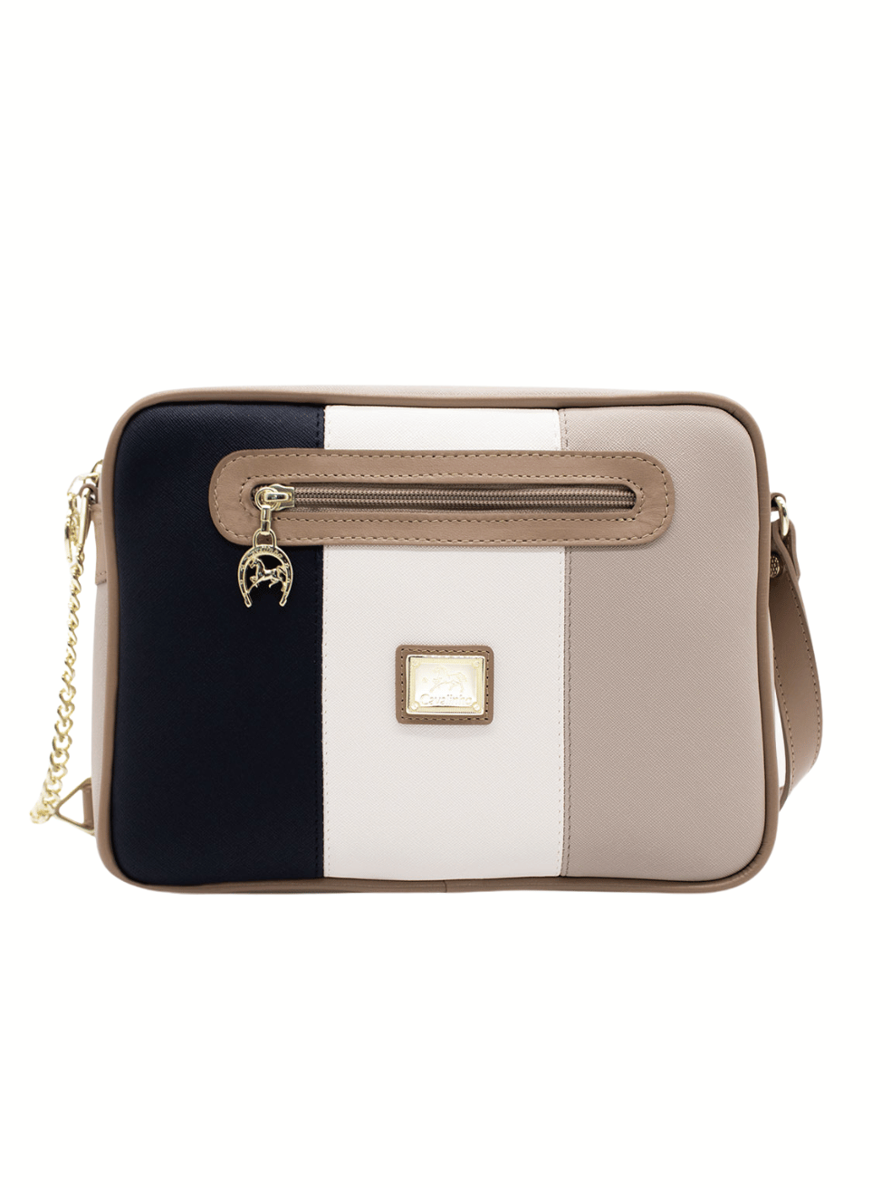 Cavalinho Allegro Crossbody Bag SKU 18480251.22 #color_Beige / White / Navy