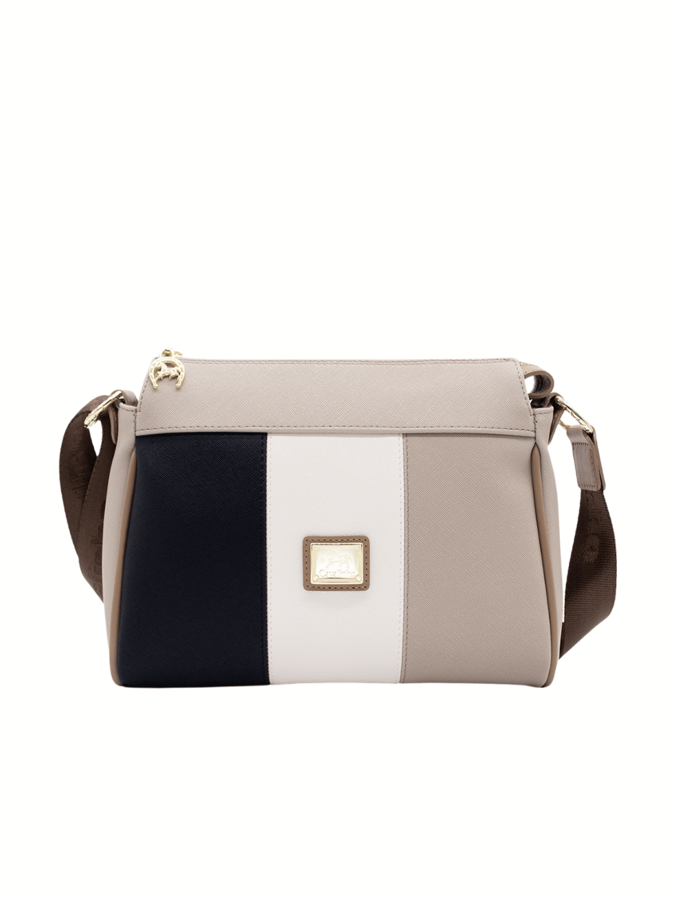 Cavalinho Allegro Crossbody Bag SKU 18480344.22 #color_Beige / White / Navy