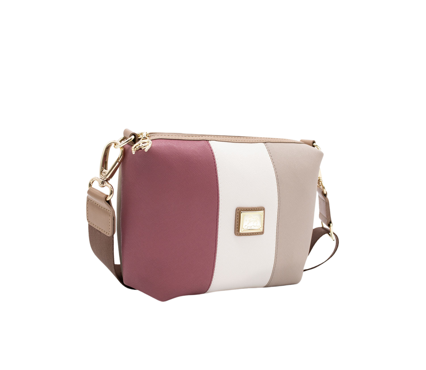 #color_ Beige White Pink | Cavalinho Allegro Crossbody Bag - Beige White Pink - 18480401.07_P02