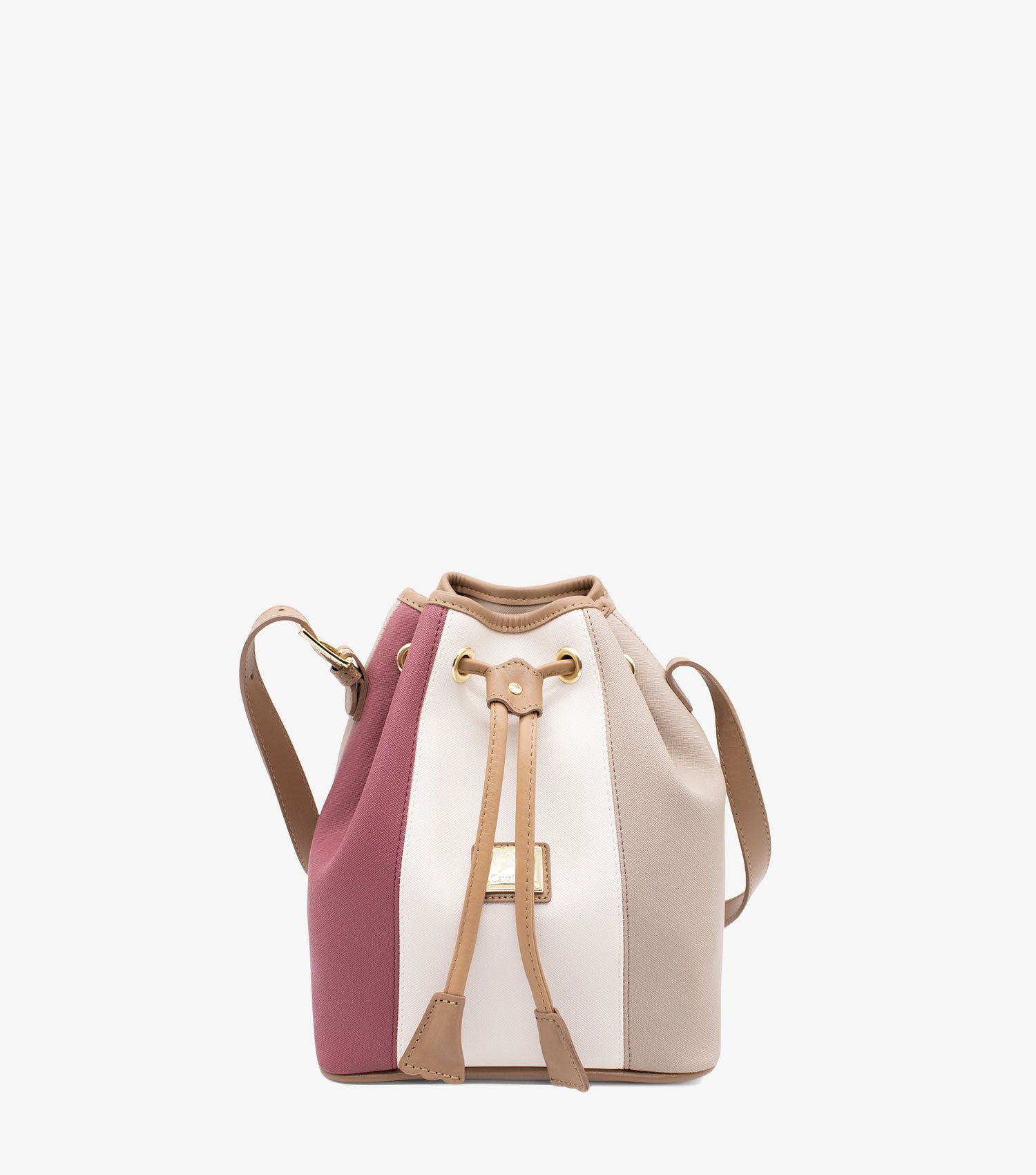 Cavalinho Allegro Bucket Bag SKU 18480413.07 #color_Beige / White / Pink