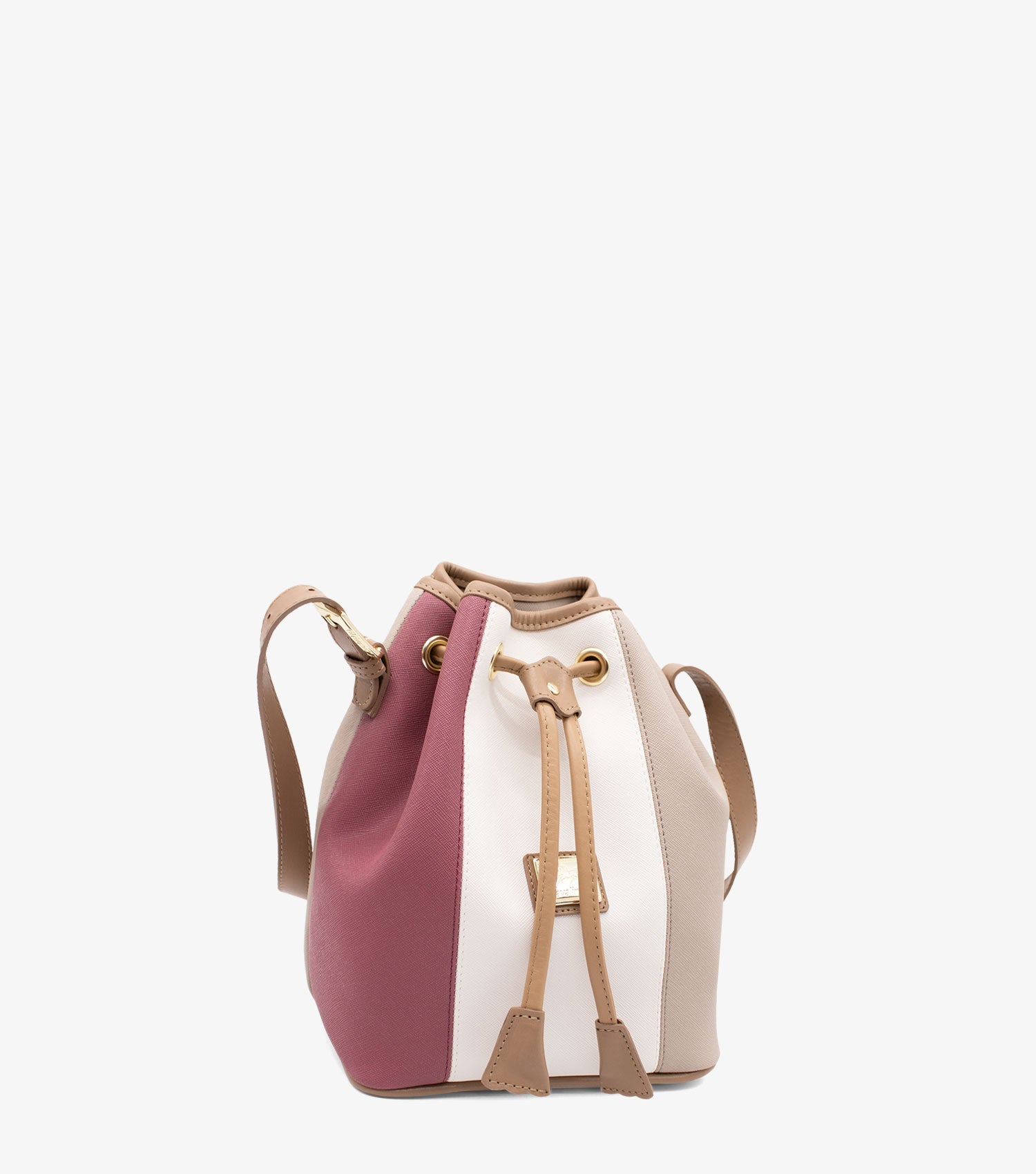 Cavalinho Allegro Bucket Bag SKU 18480413.07 #color_Beige / White / Pink