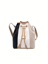 Cavalinho Allegro Bucket Bag SKU 18480413.22 #color_Beige / White / Navy