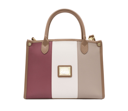 Cavalinho Allegro Handbag - Beige / White / Pink - 18480480.07_P01