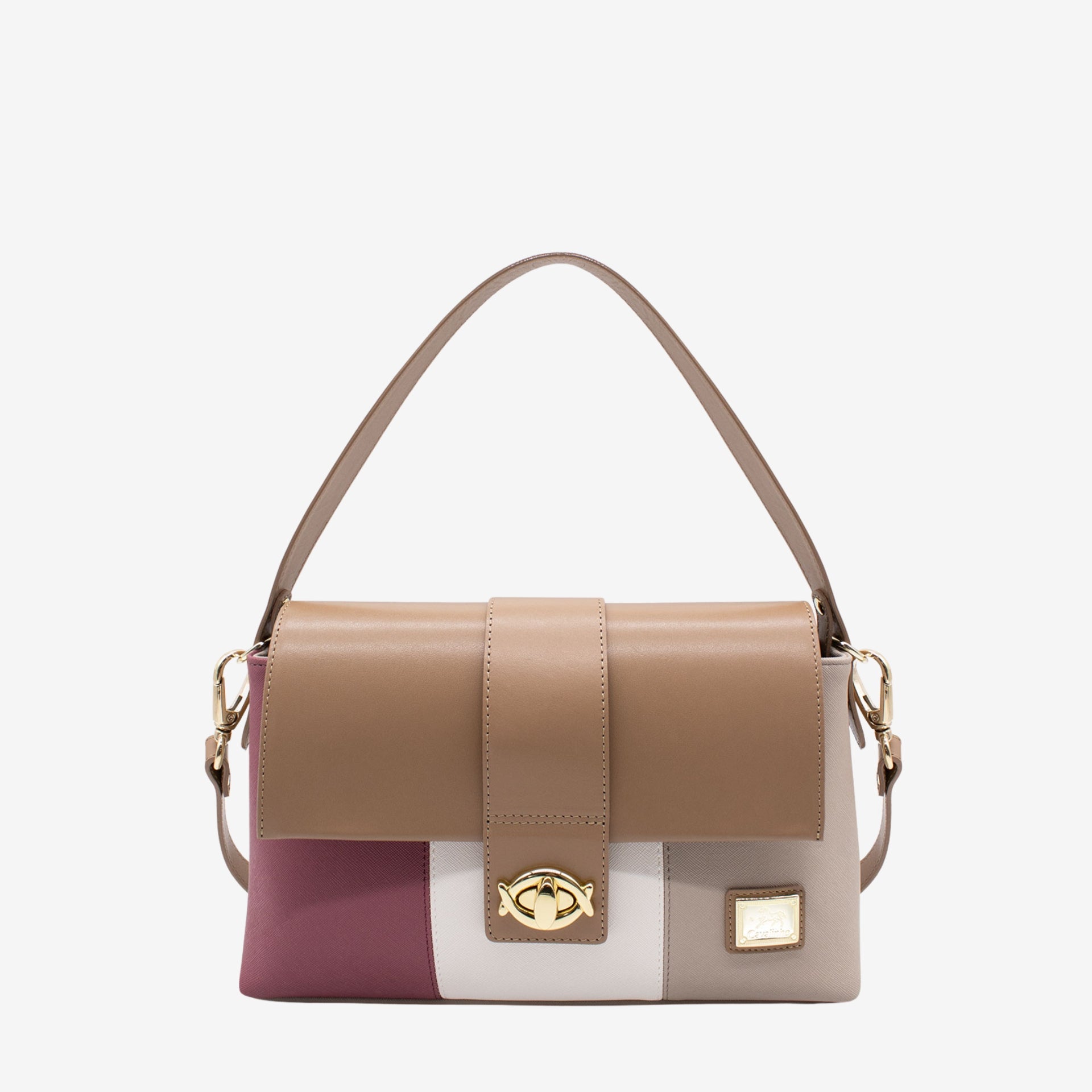 Cavalinho Allegro Handbag SKU 18480514.07 #color_Beige / White / Pink 