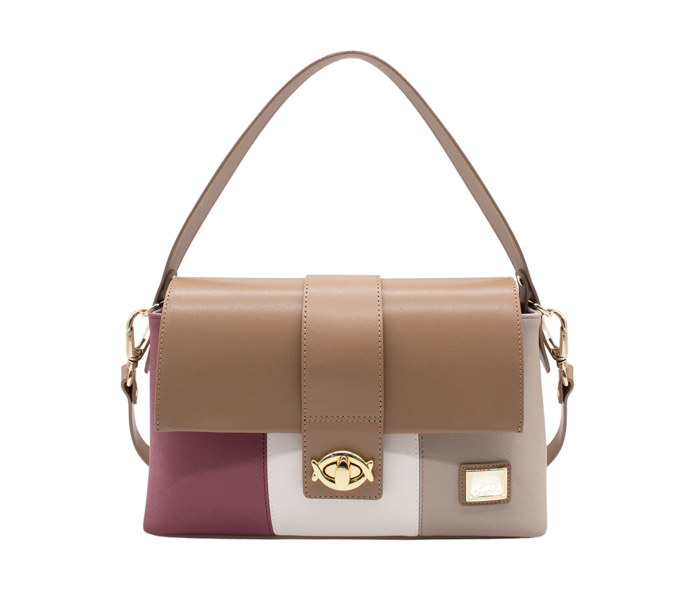 Cavalinho Allegro Handbag SKU 18480514.07 #color_Beige / White / Pink