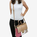 Cavalinho Allegro Handbag SKU 18480514.07 #color_Beige / White / Pink 