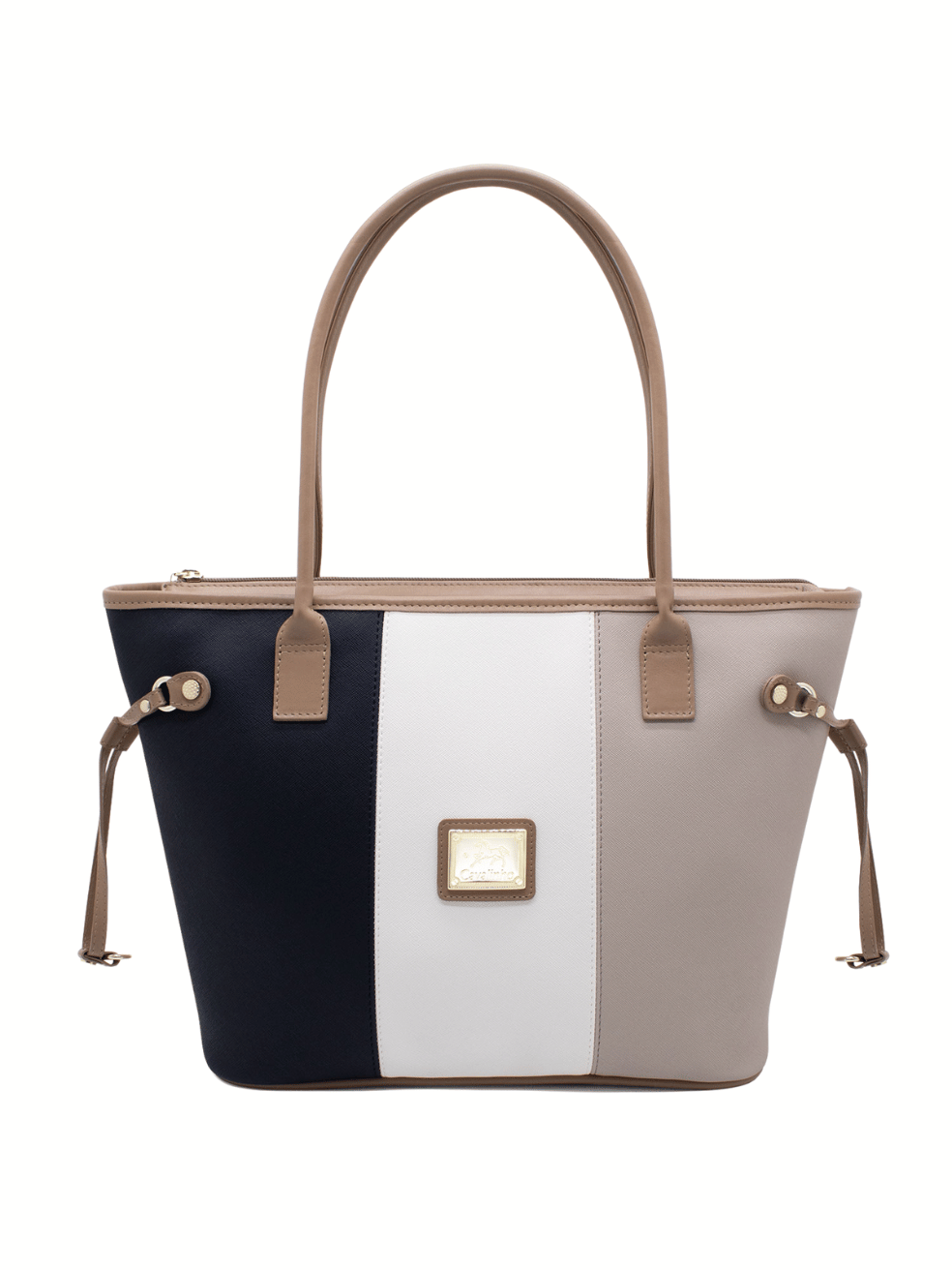 Cavalinho Allegro Tote Bag SKU 18480520.022 #color_beige / white / navy