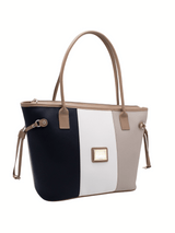 Cavalinho Allegro Tote Bag SKU 18480520.022 #color_beige / white / navy