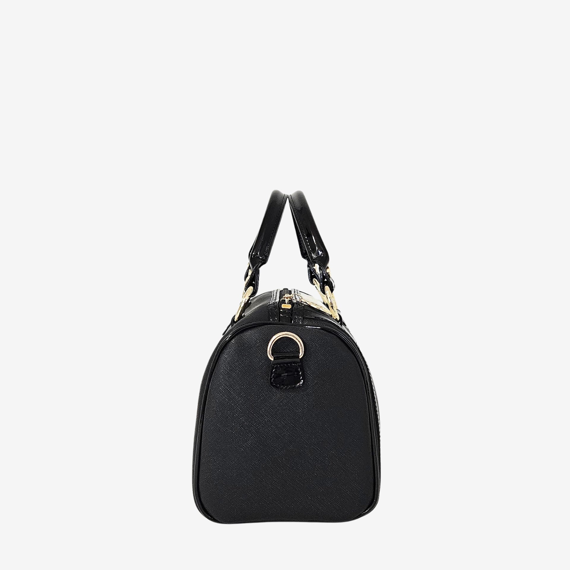 Cavalinho Allegro Black and White Barrel Handbag SKU 18480569.21 #color_Black / white
