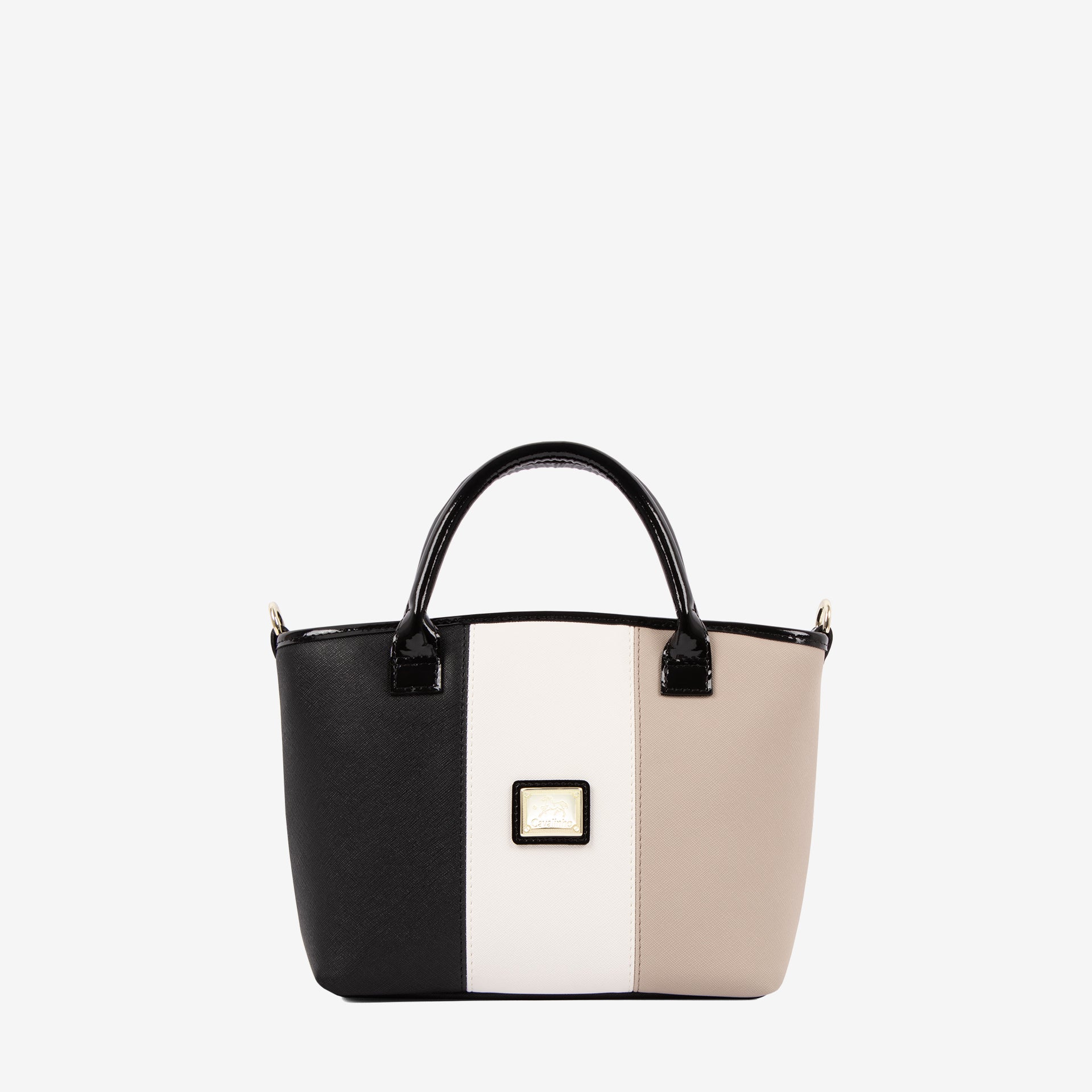 Cavalinho Allegro Mini Handbag Crossbody Bag SKU 18480577.21 #color_beige / white / black