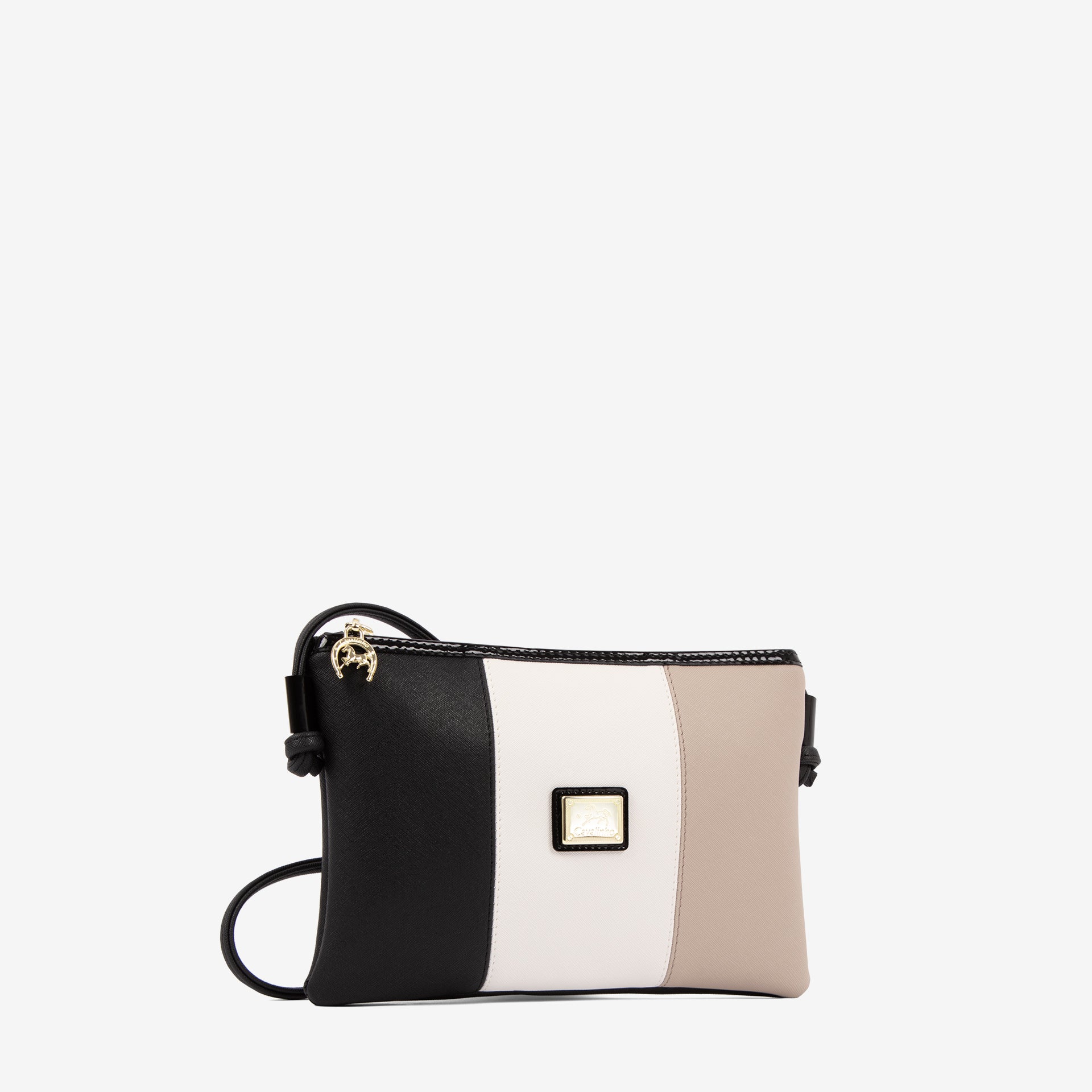 Cavalinho Allegro Small Crossbody Bag for Women SKU 18480593.21 #color_beige / white / black