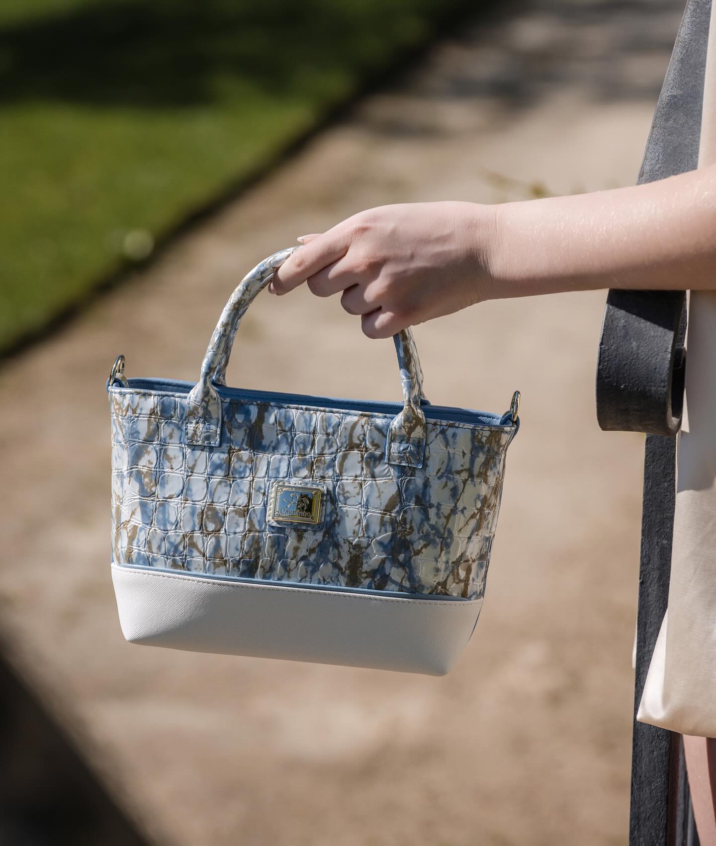 #color_ Blue White | Cavalinho Acqua Bella Mini Handbag - Blue White - 18600243.10_LifeStyle_2