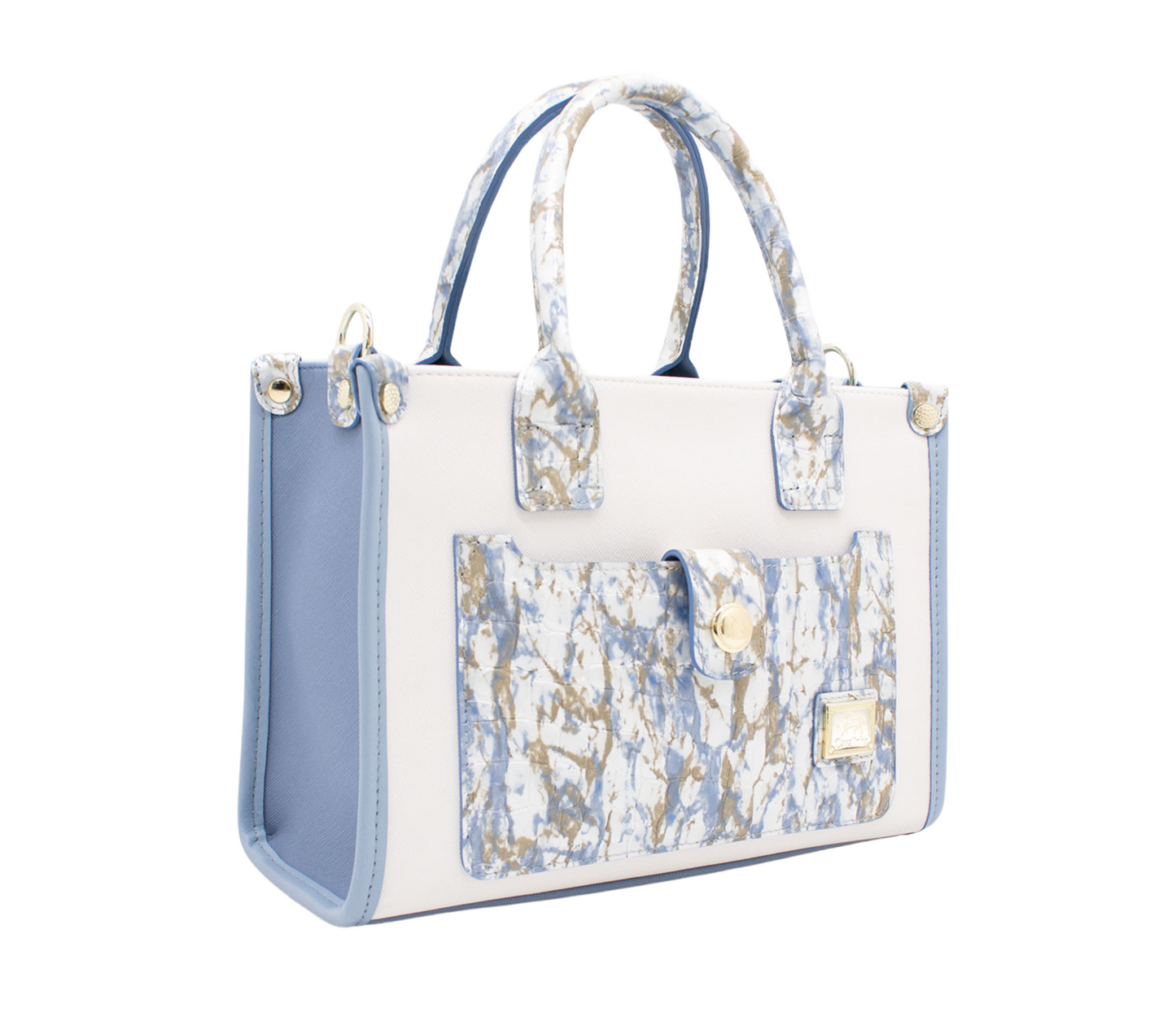 #color_ Blue White | Cavalinho Acqua Bella Handbag - Blue White - 18600524.10_P02