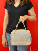 Cavalinho Radiance Handbag SKU 18680512.10 #color_beige / light blue