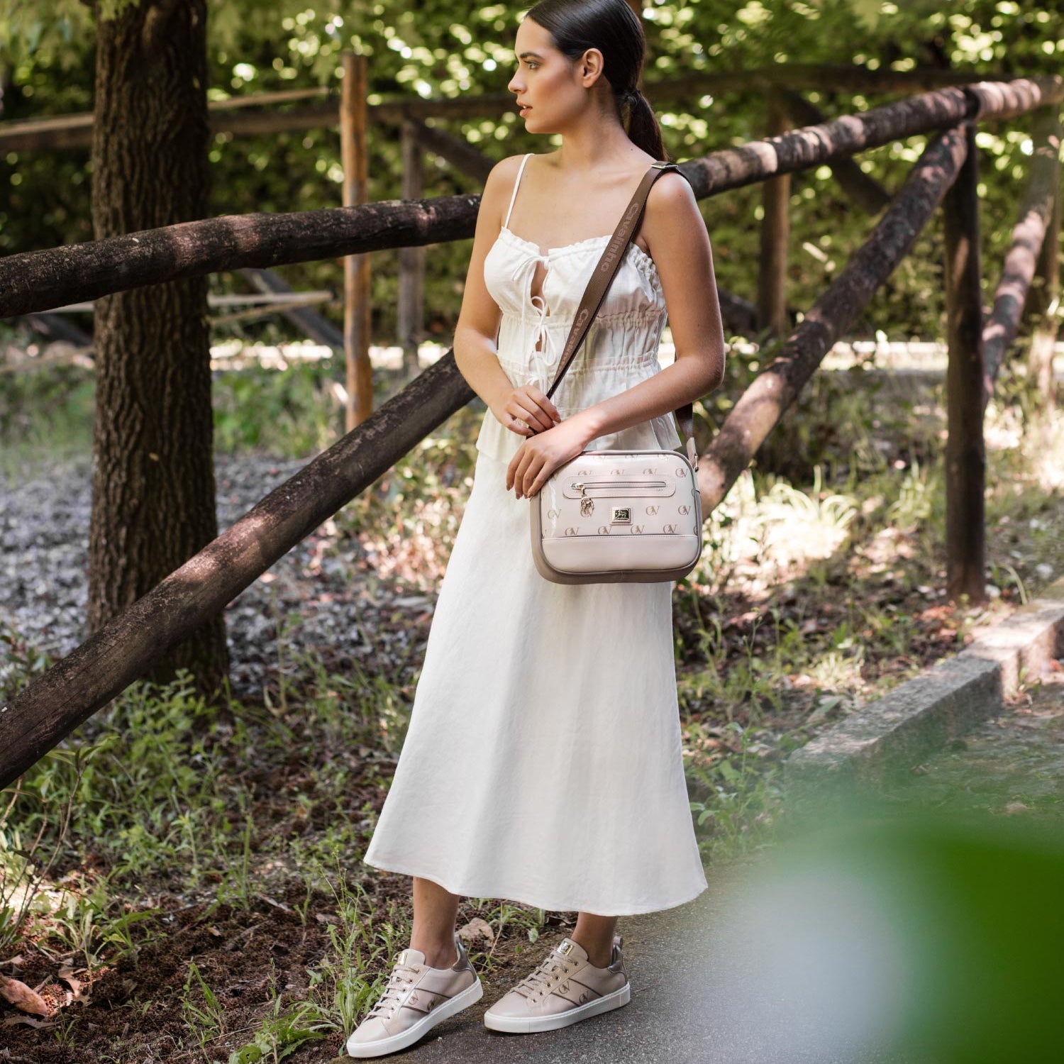 Cavalinho Signature Crossbody Bag SKU 18740190.31 #color_sand / beige