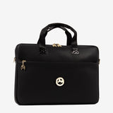 Cavalinho Cherry Blossom Black Laptop Bag 17" SKU 18810050.01 #color_Black