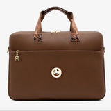 Cavalinho Cherry Blossom Brown Laptop Bag 17" SKU 18810050.13 #color_saddlebrown