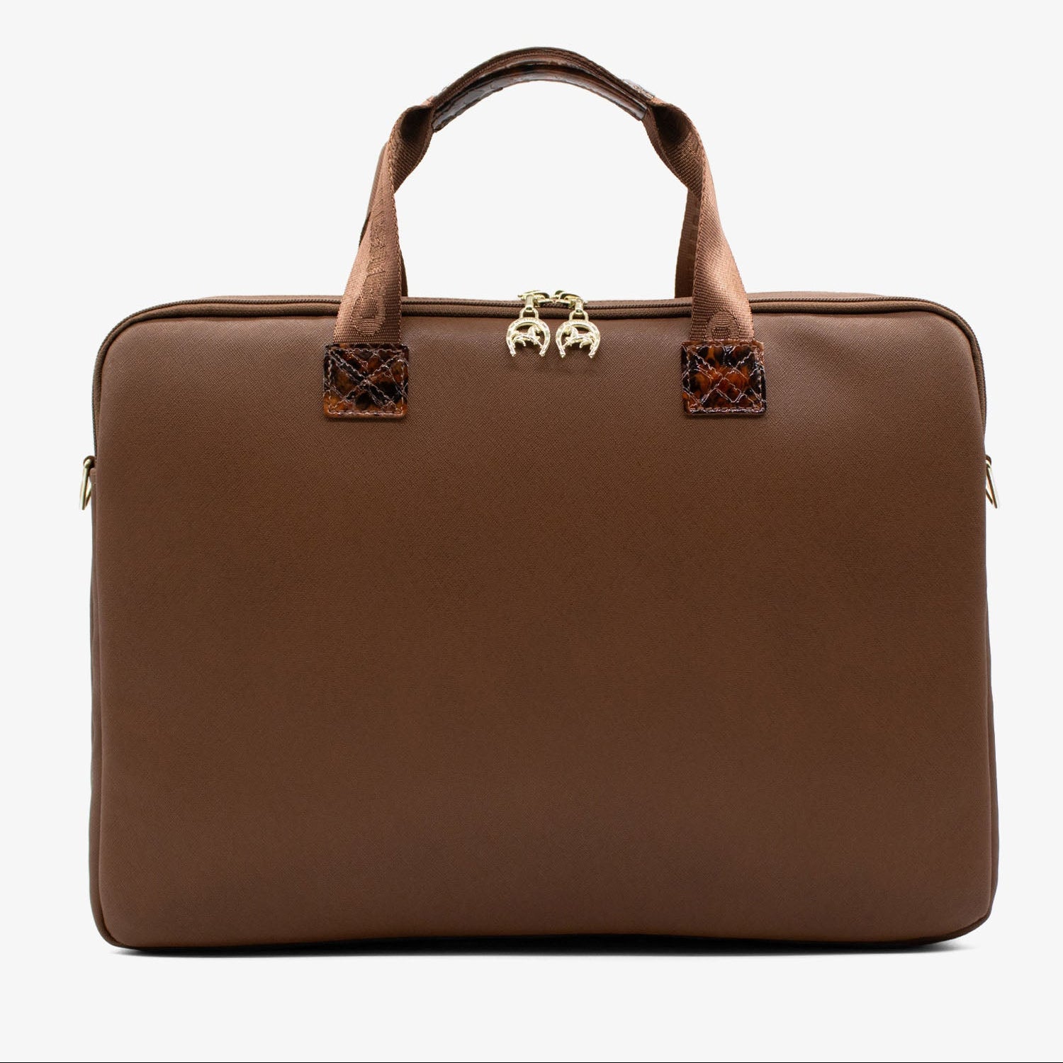 Cavalinho Cherry Blossom Brown Laptop Bag 17" SKU 18810050.13 #color_saddlebrown