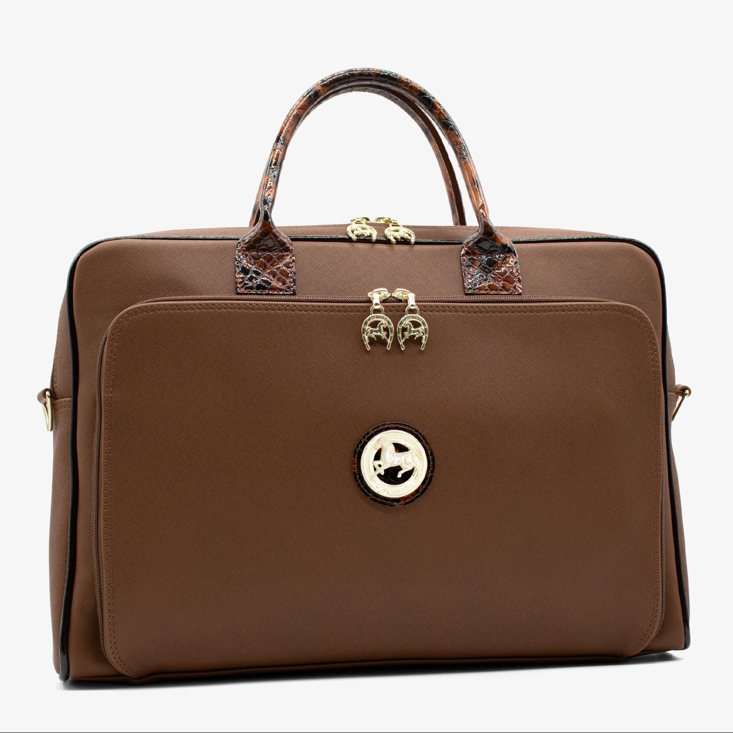 Cavalinho Cherry Blossom Laptop Bag SKU 18810066.13 #color_saddlebrown