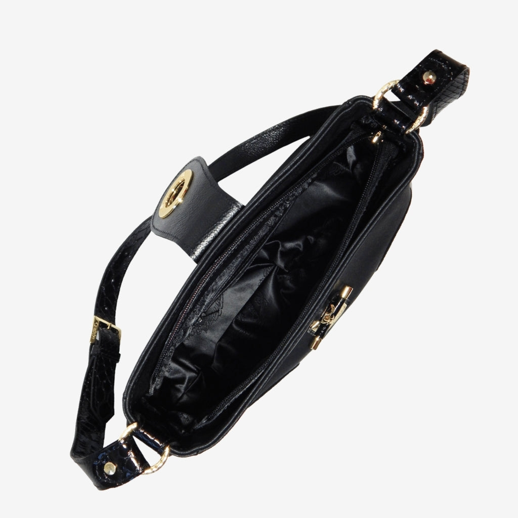 Cavalinho Cherry Blossom Shoulder Bag SKU 18810212.01 #color_black