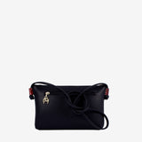 Cavalinho Cherry Blossom Leather & Canvas Crossbody Bag for Women SKU 18810224.22 #color_navy / white / red