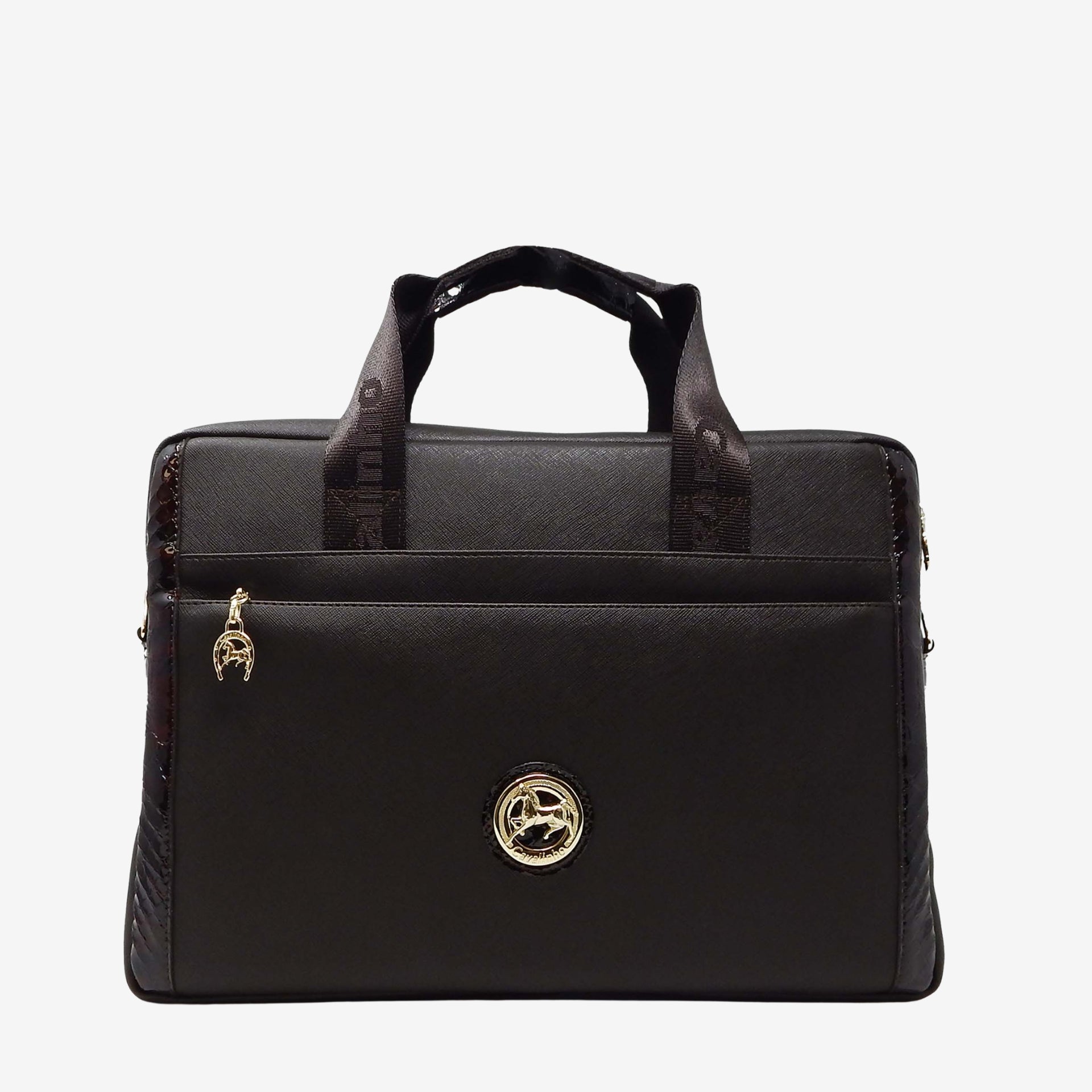 Cavalinho Cherry Blossom Laptop Bag for Women 16" SKU 18810257.02 #color_Brown