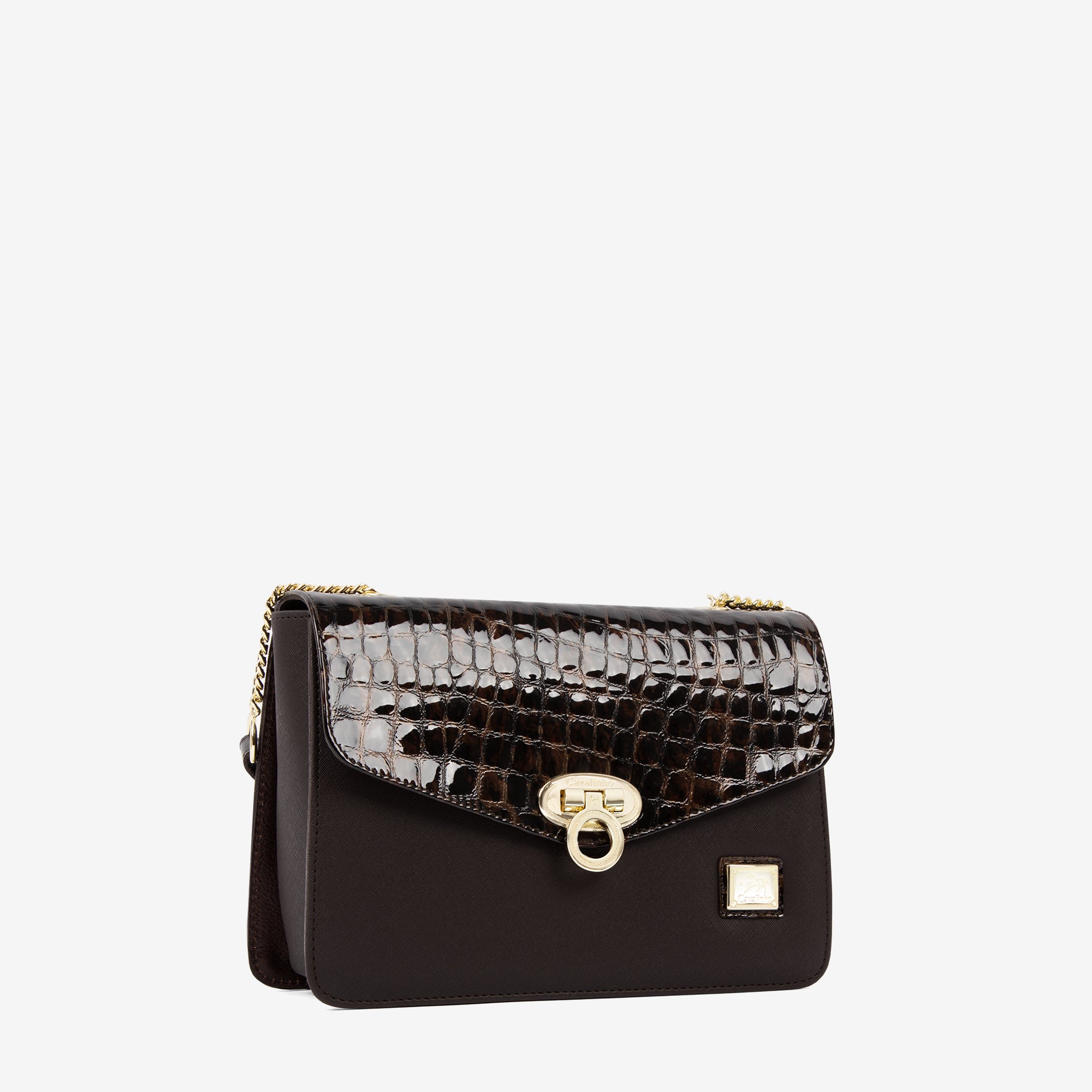 Cavalinho Cherry Blossom Shoulder Bag SKU 18810260.02 #color_Brown