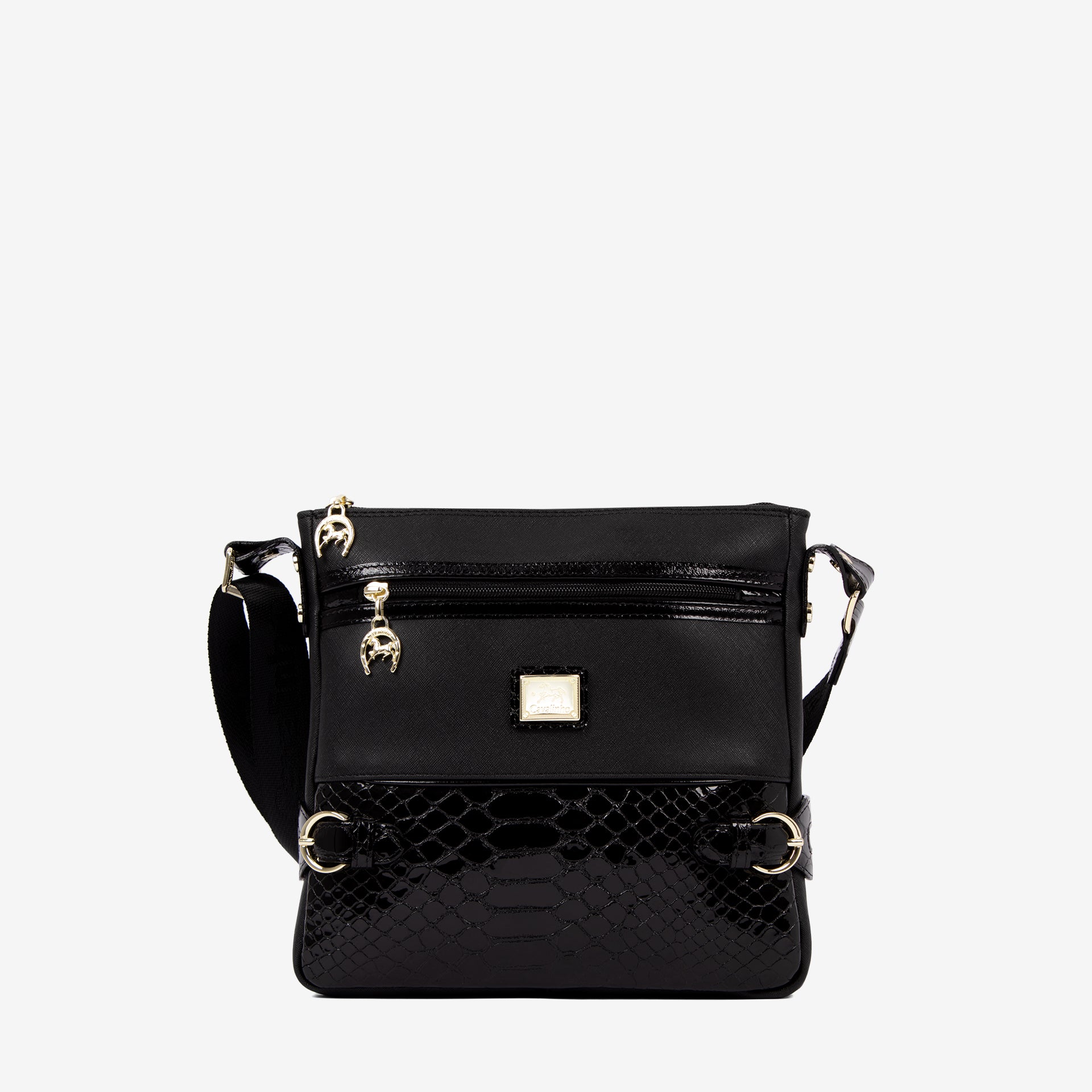 Cavalinho Black Cherry Blossom Crossbody Bag 18810390.01 #color_black