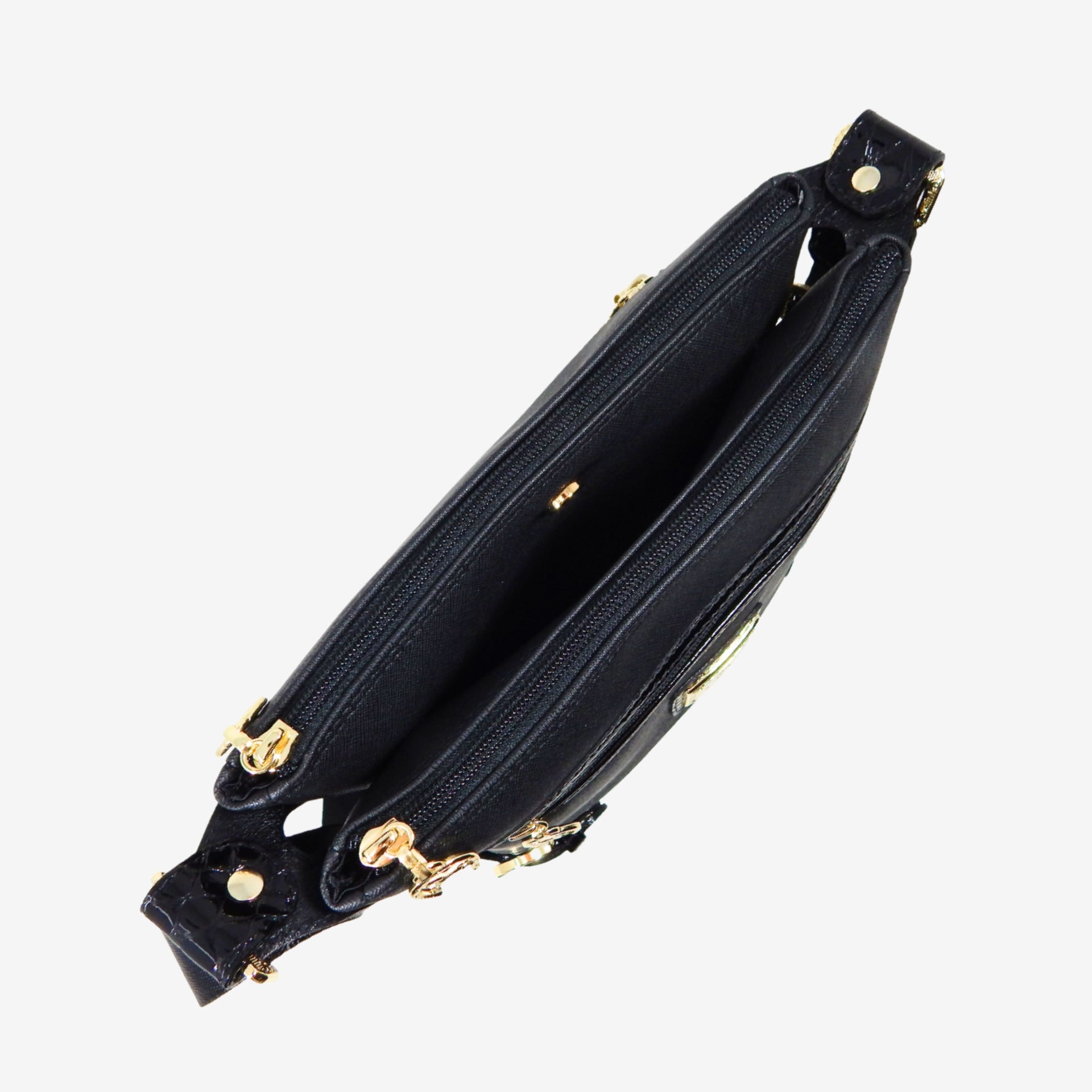 Cavalinho Black Cherry Blossom Crossbody Bag 18810390.01 #color_black