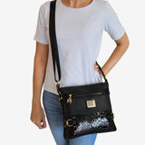Cavalinho Black Cherry Blossom Crossbody Bag 18810390.01 #color_black