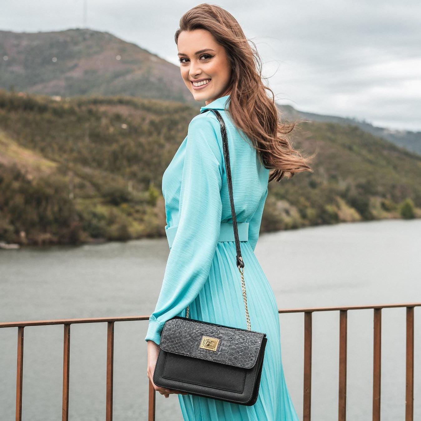 Cavalinho Cherry Blossom Shoulder Bag SKU 18810398.01 #color_Black