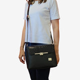 Cavalinho Cherry Blossom Black Designer Crossbody Bag SKU 18810406.01 #color_black