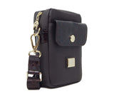 #color_ Brown | Cavalinho Cherry Blossom Phone Crossbody Bag - Brown - 18810431.02.99_2