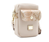 #color_ Beige | Cavalinho Cherry Blossom Phone Crossbody Bag - Beige - 18810431.05_2