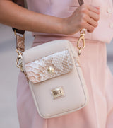 #color_ Beige | Cavalinho Cherry Blossom Phone Crossbody Bag - Beige - 18810431.05_M01