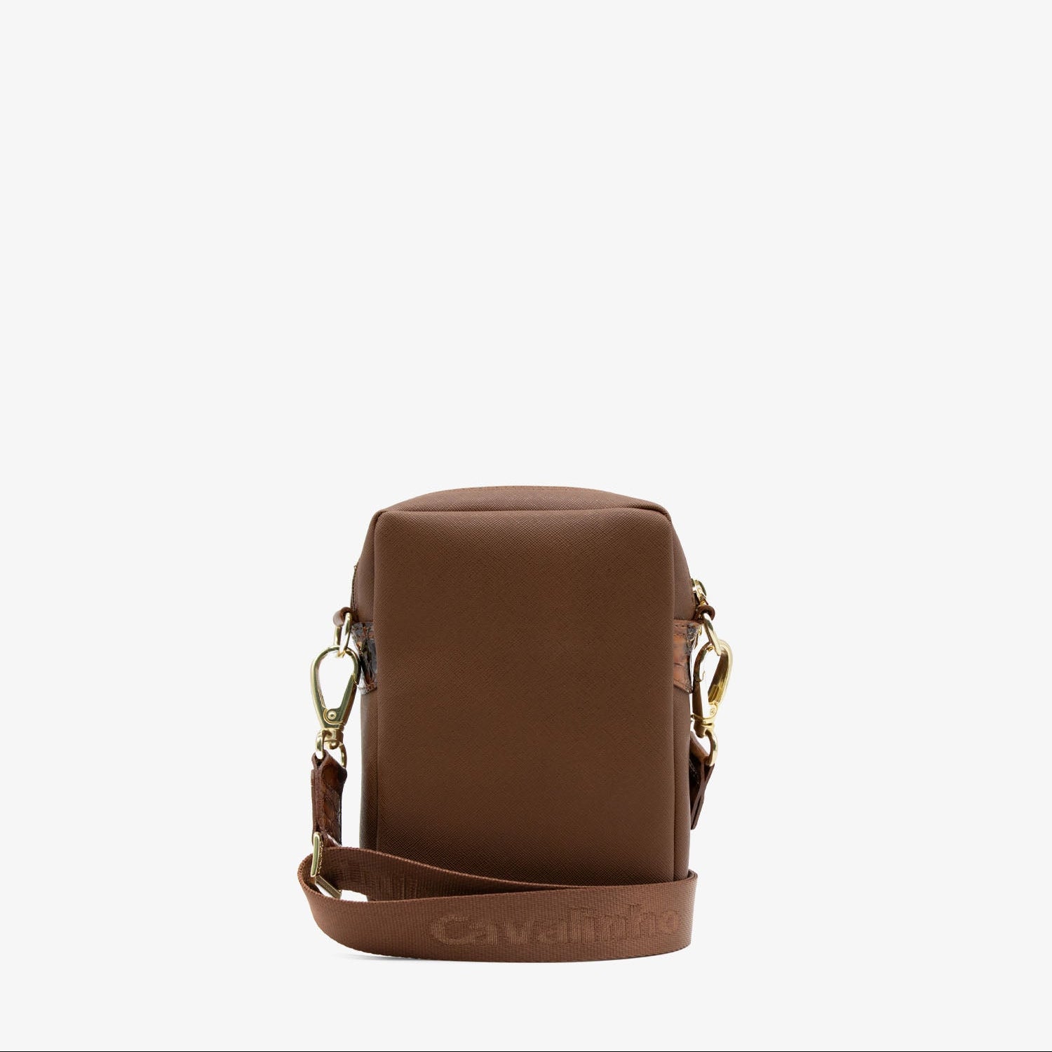 Cavalinho Cherry Blossom Brown Phone Crossbody Bag SKU 18810431.13 #color_SaddleBrown