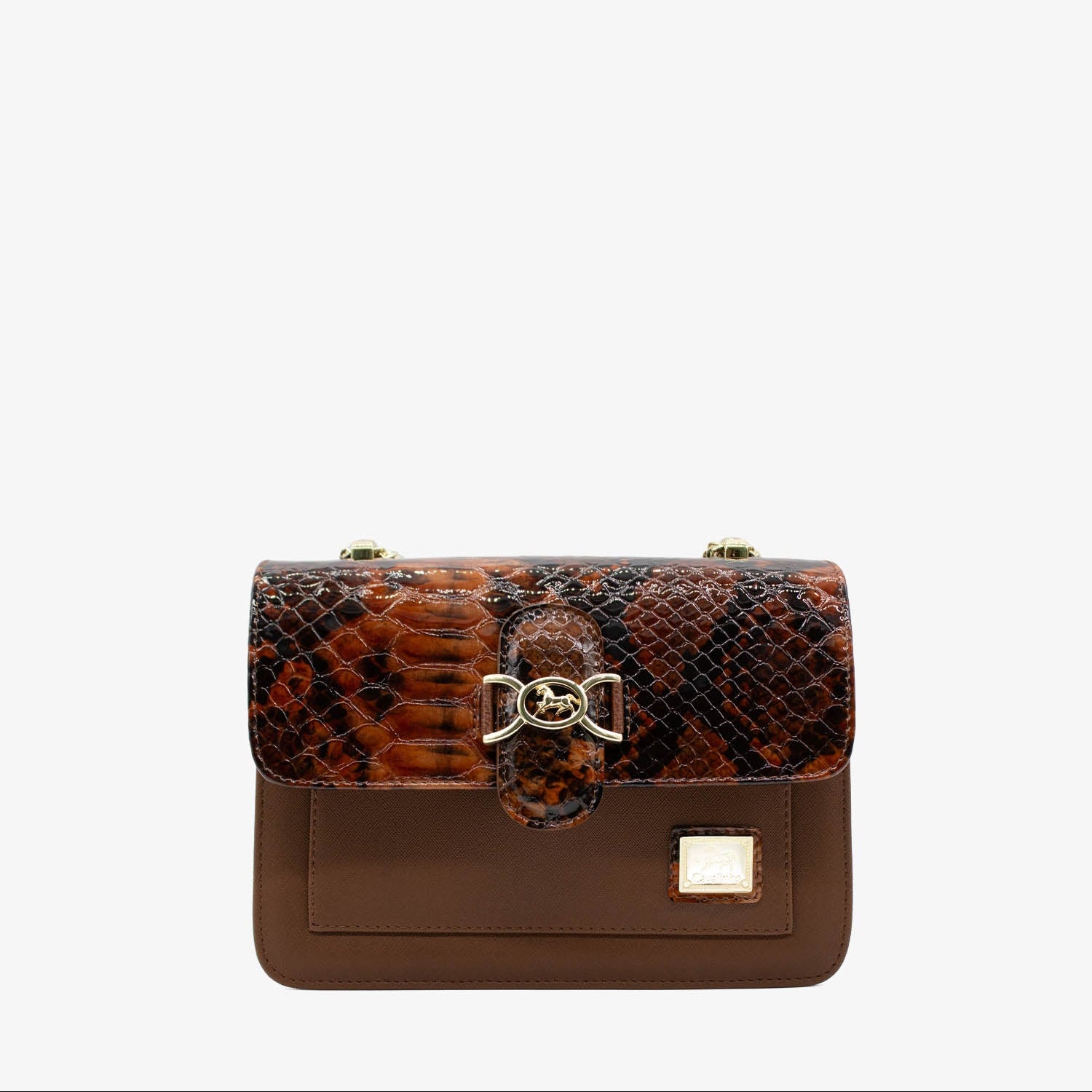 Cavalinho Cherry Blossom Shoulder Bag SKU 18810471.13 #color_SaddleBrown