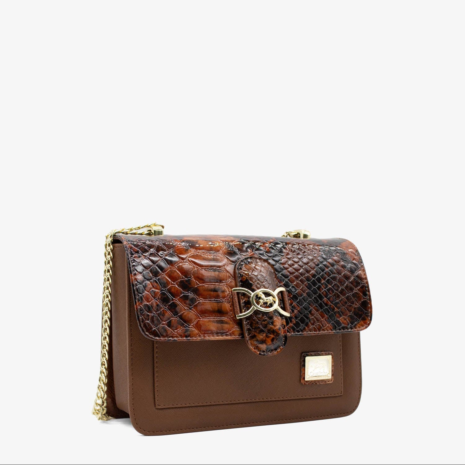 Cavalinho Cherry Blossom Shoulder Bag SKU 18810471.13 #color_SaddleBrown