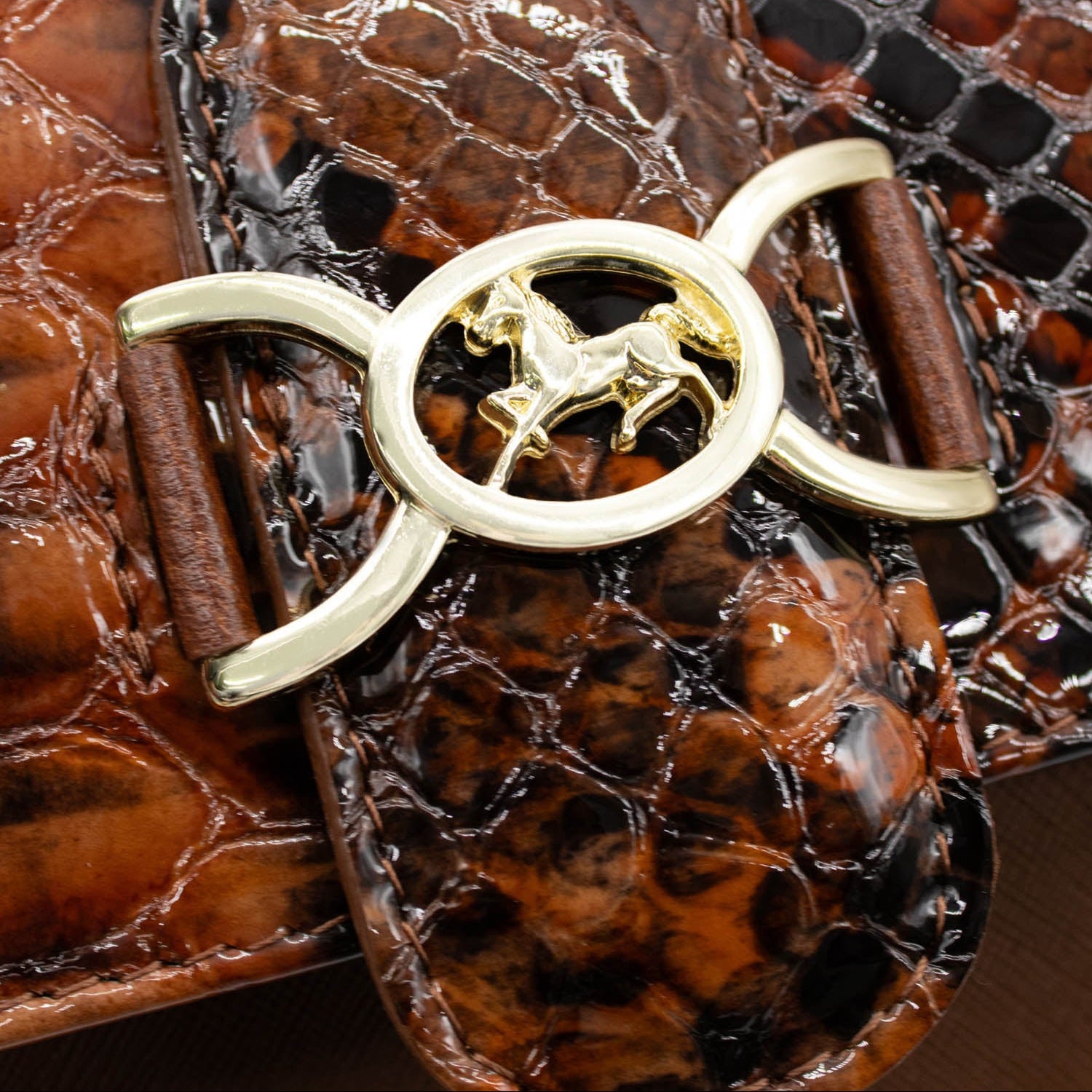 Cavalinho Cherry Blossom Shoulder Bag SKU 18810471.13 #color_SaddleBrown