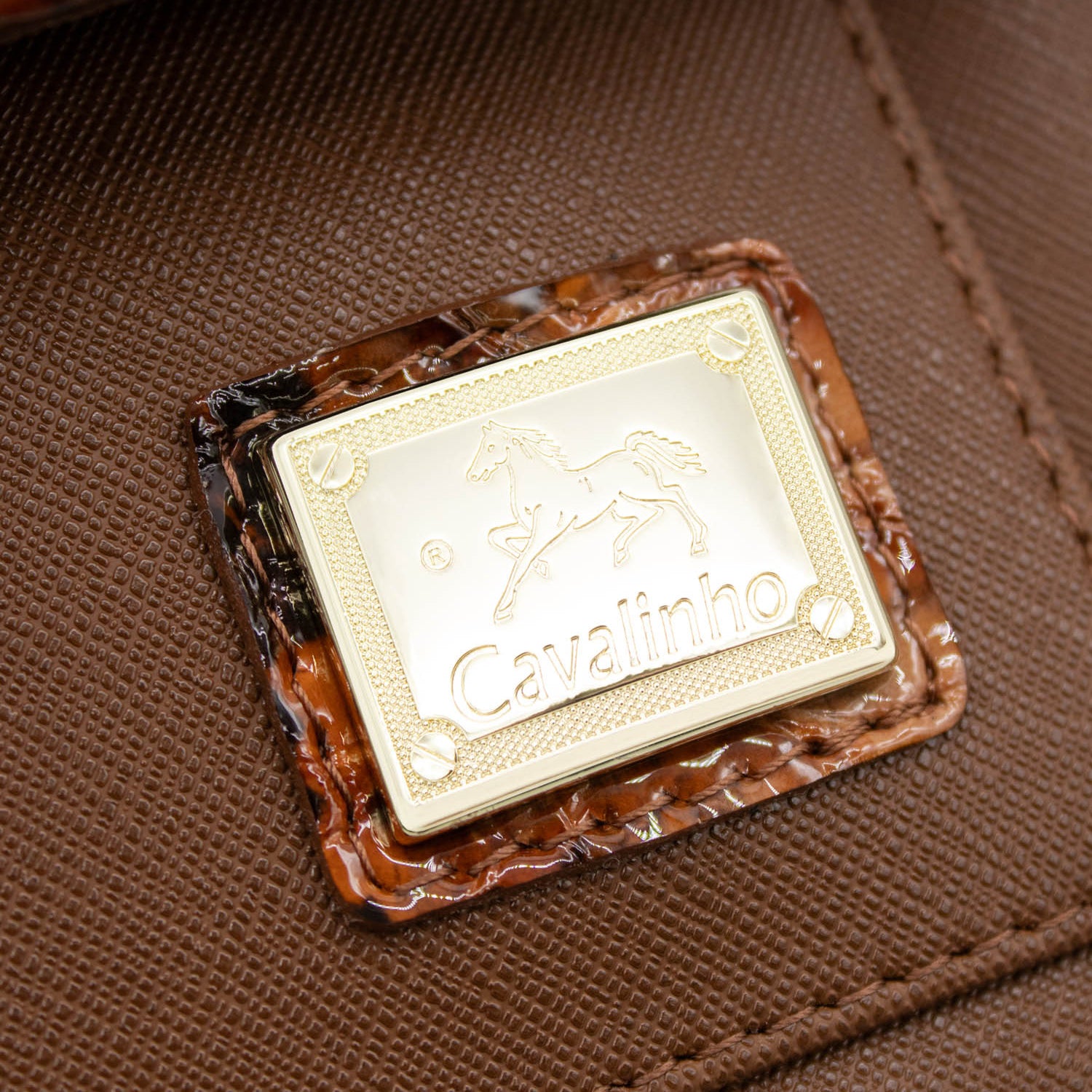 Cavalinho Cherry Blossom Shoulder Bag SKU 18810471.13 #color_SaddleBrown
