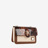 Cavalinho Cherry Brown Blossom Shoulder Bag SKU 18810471.34 #color_Saddlebrown / Beige