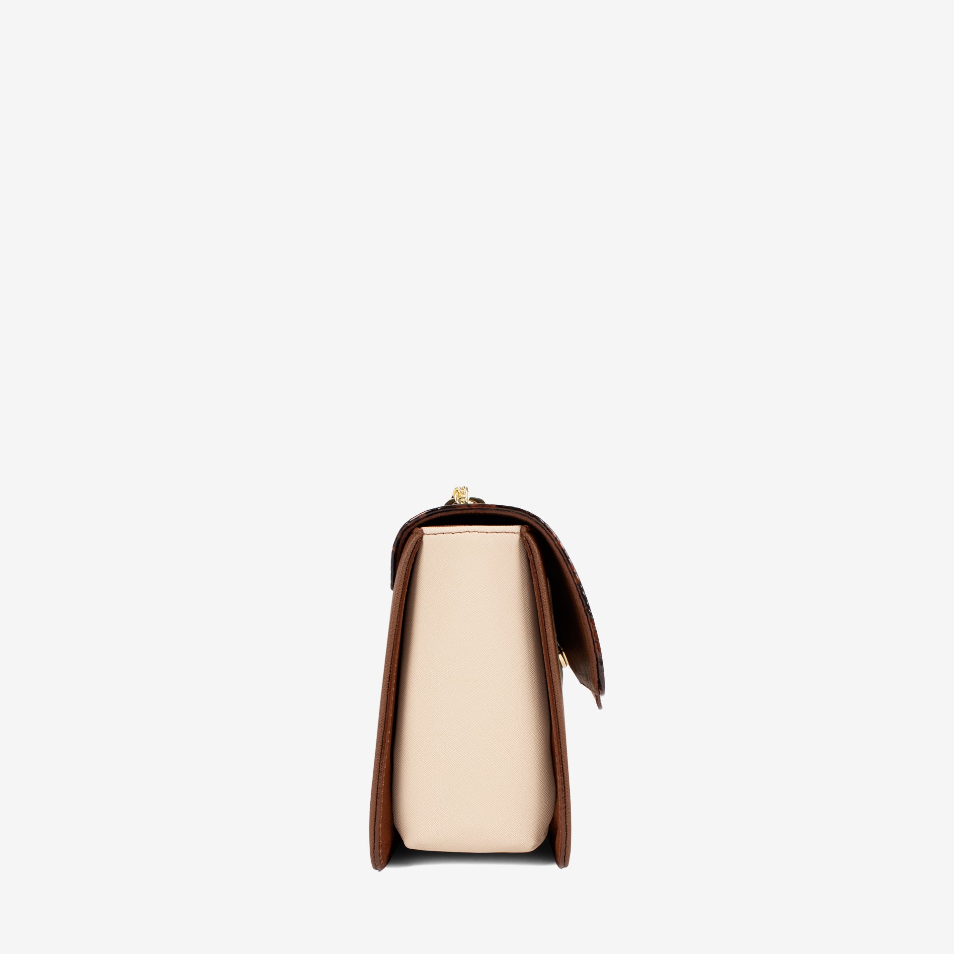 Cavalinho Cherry Brown Blossom Shoulder Bag SKU 18810471.34 #color_Saddlebrown / Beige